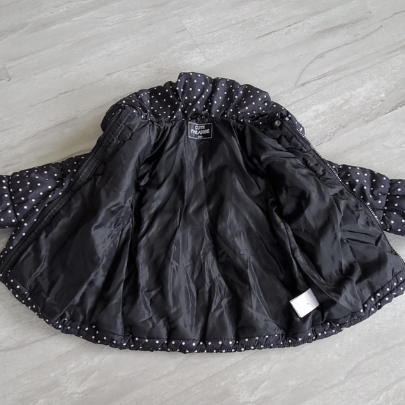 CUTE PARADISE zipped polka dot puff jacket - Picture 5 of 8